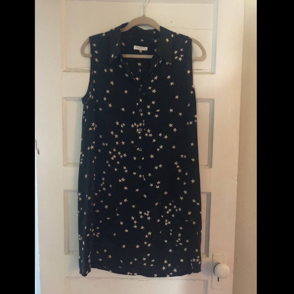 Equipment Femme 100% Silk Button up Dress